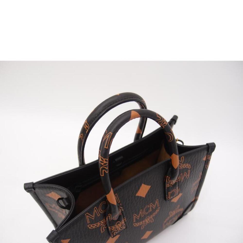 MCM Tote Bag Maxi Visetos Black - Picture 4 of 5